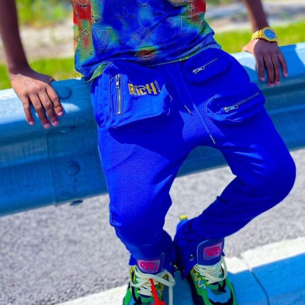 Blue Trackpants 2/3